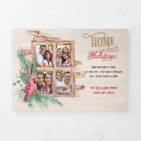  Cottage Window Home for the Holidays 4-Photo 