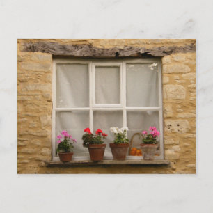 "Cottage Window" Postcard