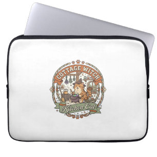 Cottage Witch Kitchen Cat Cottage Witch Kitchen Ca Laptop Sleeve