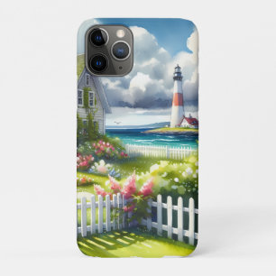 Cottage With View Of The Lighthouse iPhone 11 Pro Case