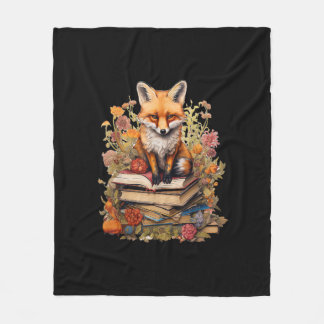 Cottagecore Aesthetic Book Lover Goblincore Casual Fleece Blanket