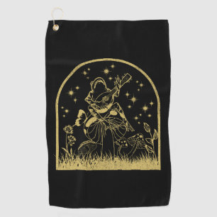 Cottagecore Aesthetic design Golf Towel