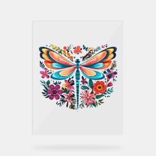 Cottagecore Aesthetic Dragonfly Lover Goblincore Acrylic Sign