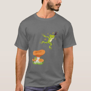 Cottagecore Aesthetic Frog Mushroom Goblincore T-Shirt