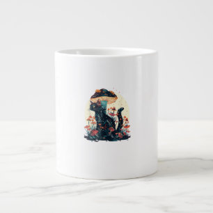 Cottagecore Aesthetic Goblincore Mushroom Fairycor Large Coffee Mug