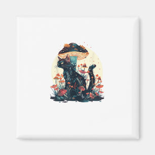 Cottagecore Aesthetic Goblincore Mushroom Fairycor Magnet