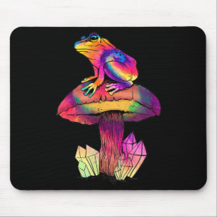 Cottagecore Aesthetic Kawaii Dabbing Frog Mushroom Mouse Mat
