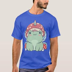Cottagecore Aesthetic Kawaii Fairy Unicorn Frog Mu T-Shirt