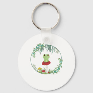Cottagecore Aesthetic Kawaii Frog Goblincore Cute Key Ring