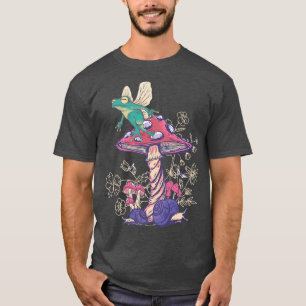 Cottagecore Aesthetic Mushroom Fairycore Fungi Fro T-Shirt