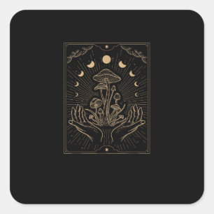 Cottagecore Aesthetic Mushroom Goblincore Fungi My Square Sticker