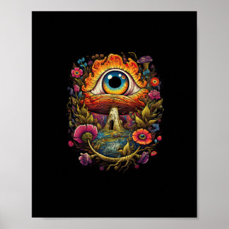 Cottagecore Aesthetic Mushroom Goblincore Simple S Poster