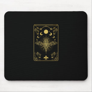 Cottagecore Aesthetic Mushroom Moth Goblincore Aca Mouse Mat