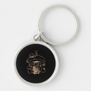 Cottagecore Aesthetic Mushroom Snail Goblincore My Key Ring