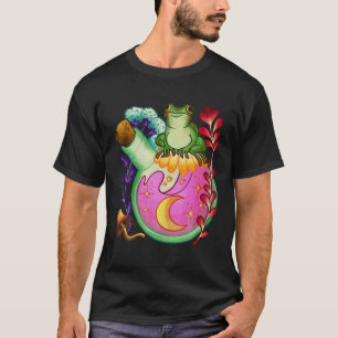 Cottagecore Aesthetic S - Cottagecore - Cute Frog T-Shirt