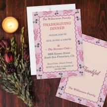 Cottagecore Aesthetic Thanksgiving Dinner Party