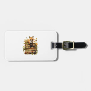 Cottagecore Aesthetic With Book Cute Goblincore Cr Luggage Tag