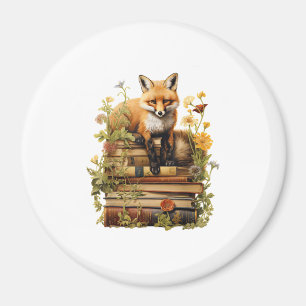 Cottagecore Aesthetic With Book Cute Goblincore Cr Magnet
