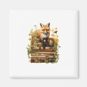 Cottagecore Aesthetic With Book Cute Goblincore Cr Magnet