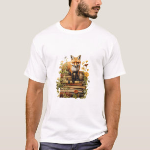 Cottagecore Aesthetic With Book Cute Goblincore Cr T-Shirt