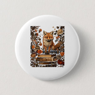 Cottagecore Aesthetic With Book Cute Goblincore Mi 6 Cm Round Badge
