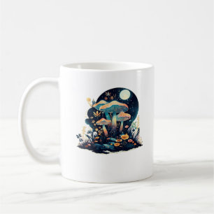 Cottagecore And Aesthetic Goblincore Mushroom Fair Coffee Mug