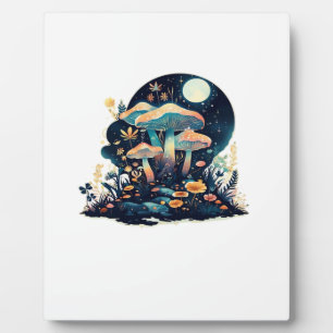 Cottagecore And Aesthetic Goblincore Mushroom Fair Plaque