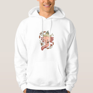Cottagecore Axolotl Aestethic Mushrooms Cute Gobli Hoodie