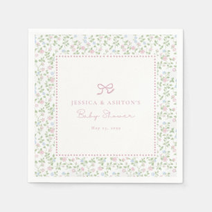 Cottagecore Baby Shower Party Napkins