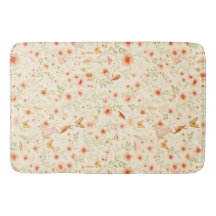 Cottagecore Bath Mat – Floral Elegance & Comfort