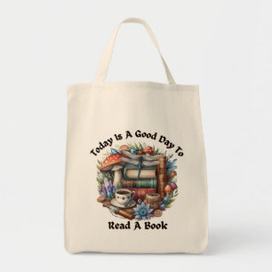 Cottagecore Books, Coffee Dragonfly Tote Bag