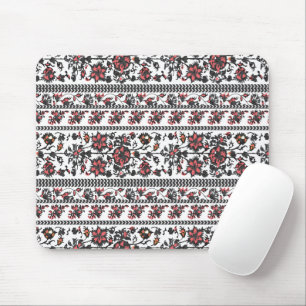 Cottagecore Botanical Floral Pattern Mouse Mat