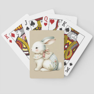 Cottagecore Bunny Charm Classic Playing Cards