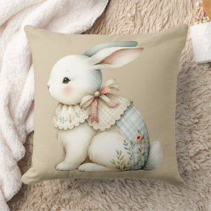 Cottagecore Bunny Charm Cushion