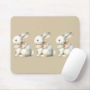 Cottagecore Bunny Charm Mouse Mat