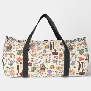 cottagecore chicken coop farmhouse ducks duffle bag