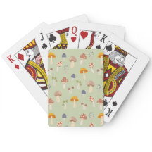 Cottagecore Colourful Mushrooms Pattern