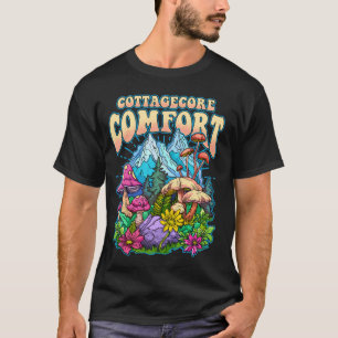 Cottagecore Comfort Goblincore Cottage Mushroom T-Shirt