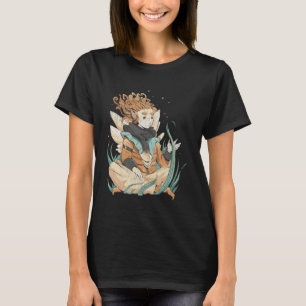Cottagecore Cool Creature Fairy Goblincore Flowers T-Shirt
