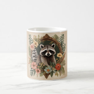 Cottagecore Cute Racoon Coffee Mug