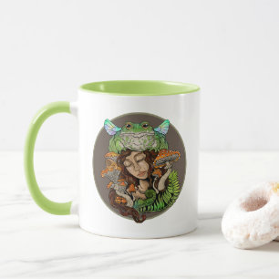 Cottagecore Fairy Frog Mug