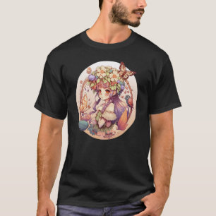Cottagecore Fairy Girl Fantasy Goblincore Forest F T-Shirt