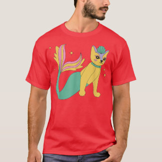 cottagecore fairy grunge mermaid cat mens womens g T-Shirt