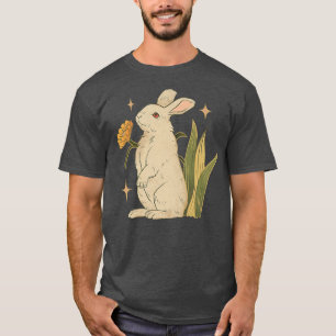 cottagecore fairy grunge vintage rabbit men's wome T-Shirt