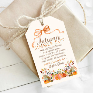 Cottagecore Fall Potpourri Gift Tags