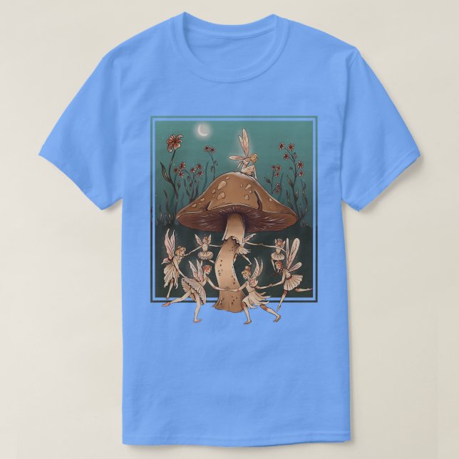 Cottagecore Fantasy Fairy T-Shirt (Design Front)