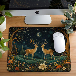 Cottagecore Fantasy Forest Aesthetic Mouse Mat