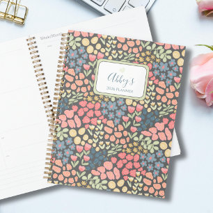 Cottagecore Floral Personalized Planner