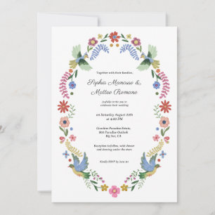 Cottagecore Floral Wedding Invitation