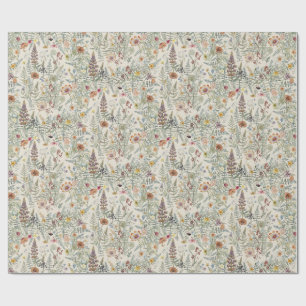 Cottagecore Floral Wildflower Wrapping Paper